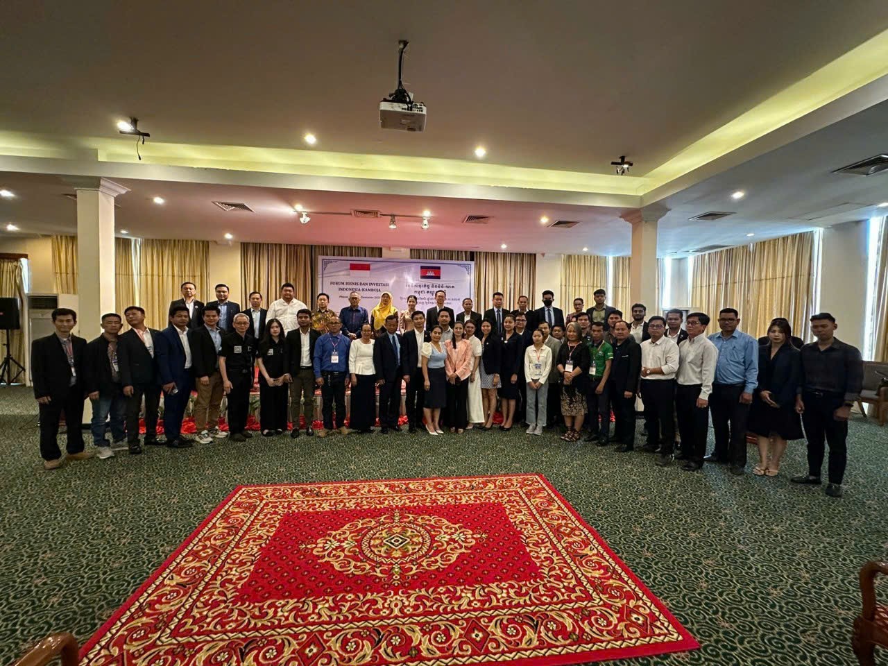 Indonesia - Cambodia Business Forum 16 Dec 2023 at Cambodiana Hotel in Phnom Penh - To bring more successful  trade between Indonesia and Cambodia..,