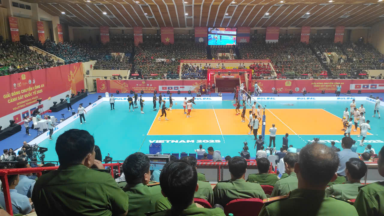 Attending International Police Volleyball Tournament 26.8.2025